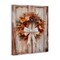 Stupell Industries Autumnal Wreath with Ribbon Canvas, design by LSR Design Studio